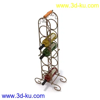 厨房用品,吊挂,锅,勺子,铲子,盛器,红酒,容器,油瓶,玻璃瓶,红酒架,模型合集的图片