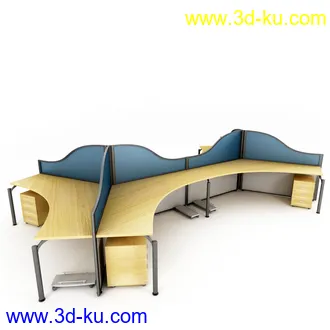 办公桌,办公柜,电脑桌,会议桌,长桌,职员办公桌,办公家具模型共70个的图片50