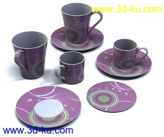 陶瓷制品,茶具,茶壶,茶杯,陶瓷碗碟,盆子,陶瓷瓶,陶瓷罐,咖啡杯,盛器,模型合集的图片
