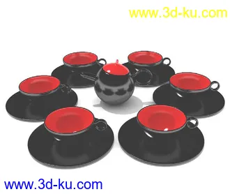 陶瓷制品,茶具,茶壶,茶杯,陶瓷碗碟,盆子,陶瓷瓶,陶瓷罐,咖啡杯,盛器,模型合集的图片