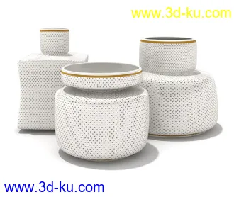 陶瓷制品,茶具,茶壶,茶杯,陶瓷碗碟,盆子,陶瓷瓶,陶瓷罐,咖啡杯,盛器,模型合集的图片