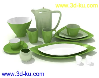 陶瓷制品,茶具,茶壶,茶杯,陶瓷碗碟,盆子,陶瓷瓶,陶瓷罐,咖啡杯,盛器,模型合集的图片