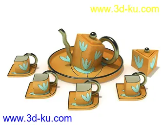 陶瓷制品,茶具,茶壶,茶杯,陶瓷碗碟,盆子,陶瓷瓶,陶瓷罐,咖啡杯,盛器,模型合集的图片