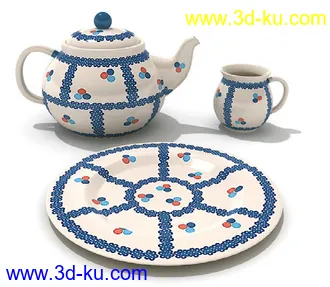 陶瓷制品,茶具,茶壶,茶杯,陶瓷碗碟,盆子,陶瓷瓶,陶瓷罐,咖啡杯,盛器,模型合集的图片