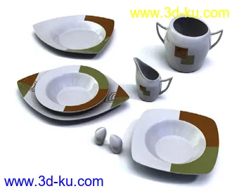 陶瓷制品,茶具,茶壶,茶杯,陶瓷碗碟,盆子,陶瓷瓶,陶瓷罐,咖啡杯,盛器,模型合集的图片