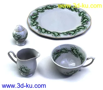 陶瓷制品,茶具,茶壶,茶杯,陶瓷碗碟,盆子,陶瓷瓶,陶瓷罐,咖啡杯,盛器,模型合集的图片