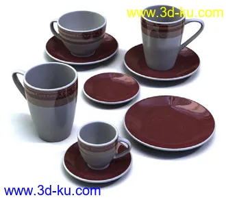 陶瓷制品,茶具,茶壶,茶杯,陶瓷碗碟,盆子,陶瓷瓶,陶瓷罐,咖啡杯,盛器,模型合集的图片
