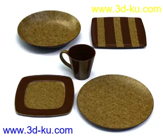 陶瓷制品,茶具,茶壶,茶杯,陶瓷碗碟,盆子,陶瓷瓶,陶瓷罐,咖啡杯,盛器,模型合集的图片