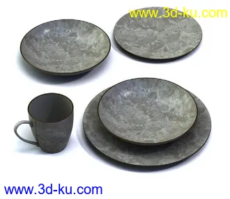 陶瓷制品,茶具,茶壶,茶杯,陶瓷碗碟,盆子,陶瓷瓶,陶瓷罐,咖啡杯,盛器,模型合集的图片