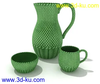 陶瓷制品,茶具,茶壶,茶杯,陶瓷碗碟,盆子,陶瓷瓶,陶瓷罐,咖啡杯,盛器,模型合集的图片