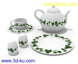 陶瓷制品,茶具,茶壶,茶杯,陶瓷碗碟,盆子,陶瓷瓶,陶瓷罐,咖啡杯,盛器,模型合集的图片