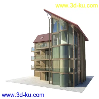 房子模型,别墅模型,高楼大厦,高层住宅,商品房,多层办公楼,建筑模型合集的图片