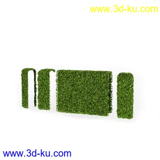 石门,石墙,草墙,石路,植物墙,石屋,房屋,石梯级,石台阶,石围墙,建筑构件,模型合集的图片2