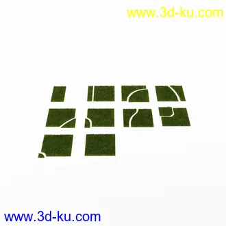 地砖,植被,图形地砖,花纹地砖,草坪,草地,路表面,台阶,模型合集的图片