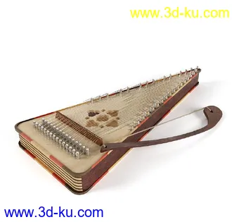 班卓琴,小提琴,大提琴,低音提琴,古代弦乐器,索尔特里琴,古琴,乐器模型合集的图片