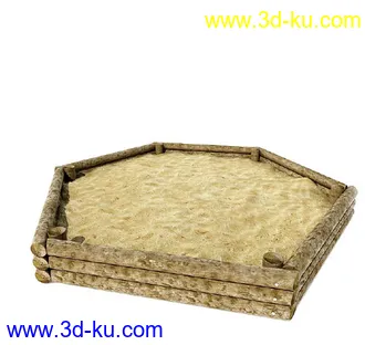 木吊椅,秋千,沙池,儿童乐园,积木模型,跷跷板,组合滑梯,爬杆,儿童游乐设施模型合集的图片