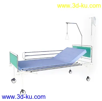 病床模型,手术床,轮椅,医用被子,毛巾,阻隔帘,布帘,垃圾桶,医疗器械模型合集的图片