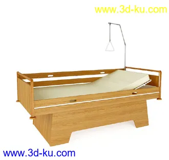 病床模型,手术床,轮椅,医用被子,毛巾,阻隔帘,布帘,垃圾桶,医疗器械模型合集的图片