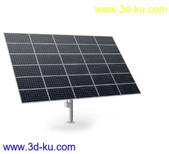 太阳能电池板,硅板,太阳能发电设备,风力机,风车,风能发电,清洁能源设备模型合集的图片