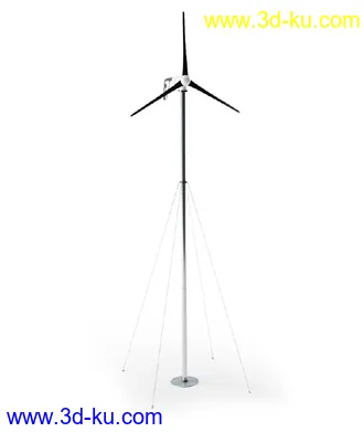 太阳能电池板,硅板,太阳能发电设备,风力机,风车,风能发电,清洁能源设备模型合集的图片