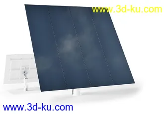 太阳能电池板,硅板,太阳能发电设备,风力机,风车,风能发电,清洁能源设备模型合集的图片