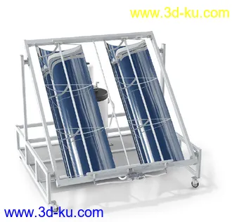 太阳能电池板,硅板,太阳能发电设备,风力机,风车,风能发电,清洁能源设备模型合集的图片