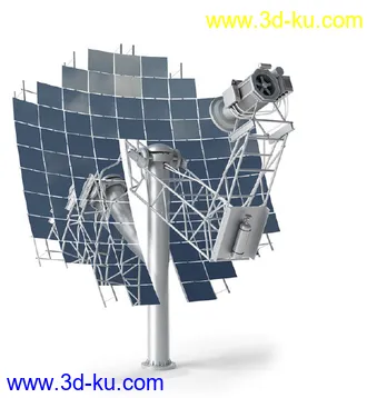 太阳能电池板,硅板,太阳能发电设备,风力机,风车,风能发电,清洁能源设备模型合集的图片