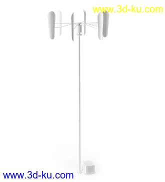 太阳能电池板,硅板,太阳能发电设备,风力机,风车,风能发电,清洁能源设备模型合集的图片