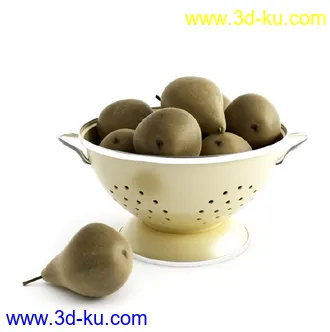 柠檬加冰,灯笼椒,西瓜香蕉饮料,草莓冰淇凌,鸭梨,玉米,食物模型模型8个的图片7