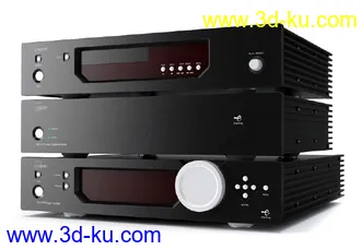 音箱模型,电脑音箱,低音炮,功放机,扩音器,DVD播放器,VCD机,录影机,音响模型合集的图片