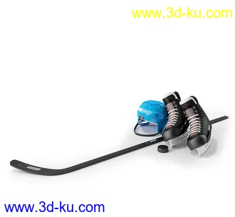 棒球,棒球棍,棒球手套,垒球,棒球场,冰球场,冰球鞋,冰球棍,溜冰鞋,冰壶,毛刷,体育模型合集的图片3