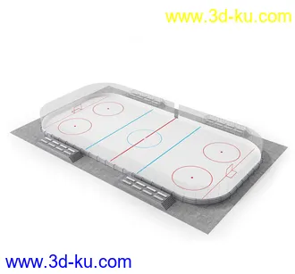 棒球,棒球棍,棒球手套,垒球,棒球场,冰球场,冰球鞋,冰球棍,溜冰鞋,冰壶,毛刷,体育模型合集的图片8