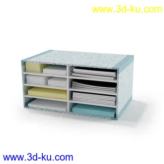 垃圾箱,垃圾桶,文件夹,文件柜,文件盒,收纳架,文件架,投影仪,可擦黑板,模型合集的图片