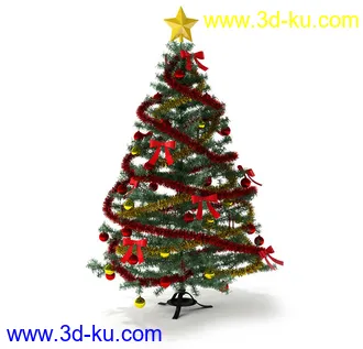 圣诞树,圣诞节花环,圣诞门挂,圣诞松枝条,藤条,松树,圣诞节装饰品模型合集的图片