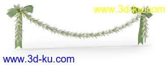 圣诞树,圣诞节花环,圣诞门挂,圣诞松枝条,藤条,松树,圣诞节装饰品模型合集的图片