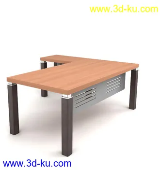 办公桌子模型,椅子,电脑桌,办公柜,会议桌,前台,柜台,接待桌,办公室员工桌,办公家具模型合集的图片