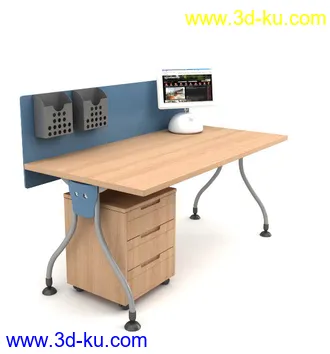 办公桌子模型,椅子,电脑桌,办公柜,会议桌,前台,柜台,接待桌,办公室员工桌,办公家具模型合集的图片