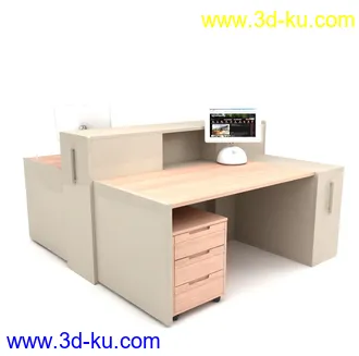 办公桌子模型,椅子,电脑桌,办公柜,会议桌,前台,柜台,接待桌,办公室员工桌,办公家具模型合集的图片
