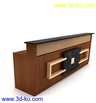 办公桌子模型,椅子,电脑桌,办公柜,会议桌,前台,柜台,接待桌,办公室员工桌,办公家具模型合集的图片