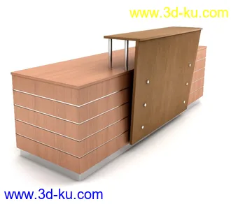 办公桌子模型,椅子,电脑桌,办公柜,会议桌,前台,柜台,接待桌,办公室员工桌,办公家具模型合集的图片