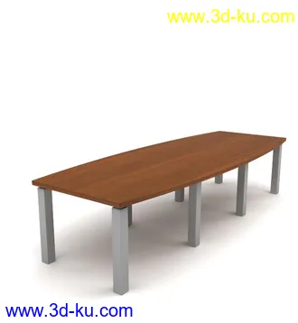 办公桌子模型,椅子,电脑桌,办公柜,会议桌,前台,柜台,接待桌,办公室员工桌,办公家具模型合集的图片42