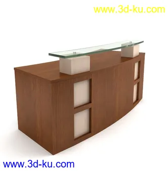 办公桌子模型,椅子,电脑桌,办公柜,会议桌,前台,柜台,接待桌,办公室员工桌,办公家具模型合集的图片