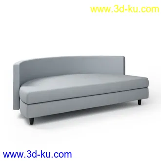 沙发模型,沙发椅模型,桌子,凳子,单人沙发,双人沙发,家具模型合集的图片19