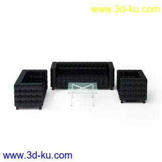 沙发模型,现代沙发,木沙发,布艺沙发,组合沙模型,家具模型共35套的图片
