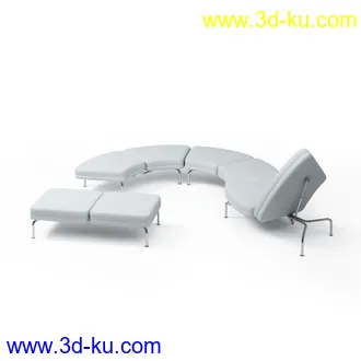 沙发模型,现代沙发,木沙发,布艺沙发,组合沙模型,家具模型共35套的图片