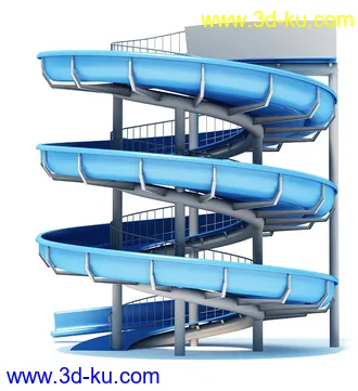 水上滑梯,旋转滑梯,组合滑梯,充气城堡,充气滑梯,儿童水上乐园,模型合集的图片