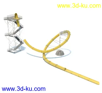 水上滑梯,旋转滑梯,组合滑梯,充气城堡,充气滑梯,儿童水上乐园,模型合集的图片