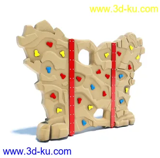 轮胎秋千,儿童乐园,滑梯,儿童城堡,组合滑梯,爬杆,攀岩,儿童玩乐设施模型合集的图片8