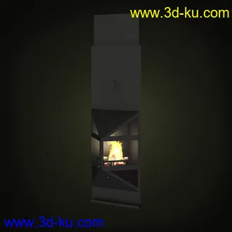 壁炉模型,火炉,暖炉,火堆,火炬,火石,光灯,木柴,取暖设备,照明设备,火模型合集的图片6