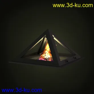 壁炉模型,火炉,暖炉,火堆,火炬,火石,光灯,木柴,取暖设备,照明设备,火模型合集的图片8